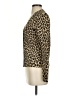 Theory Animal Print Gold Cardigan Size S - photo 5