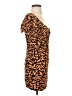 Lefties Animal Print Orange Casual Dress Size XS - photo 4
