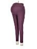 Feathers Purple Active Pants Size Med Maternity - photo 1