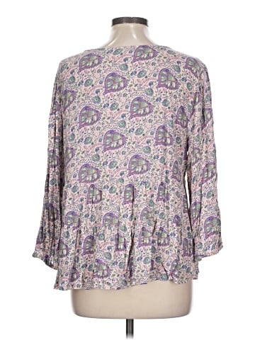 Lucky Brand 3/4 Sleeve Blouse (view 2)