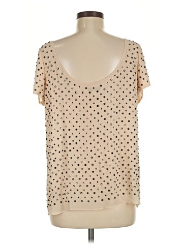 Milly Short Sleeve Silk Top (view 2)