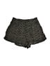 American Eagle Outfitters 100% Viscose Chevron-herringbone Gold Shorts Size S - photo 1