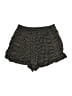 American Eagle Outfitters 100% Viscose Chevron-herringbone Gold Shorts Size S - photo 2