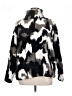 Eddie Bauer 100% Polyester Animal Print Black Turtleneck Sweater Size XL - photo 1