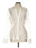 Cache Ivory Long Sleeve Blouse Size L - photo 1