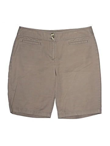 Ann Taylor Factory Khaki Shorts (view 1)