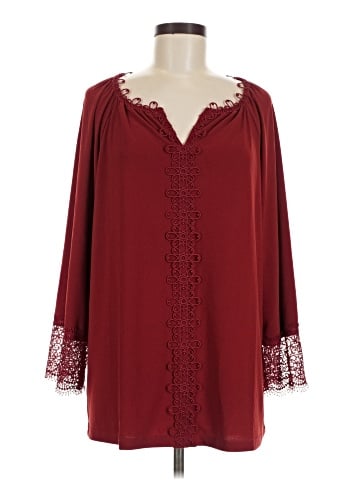 Dennis by Dennis Basso 3/4 Sleeve Blouse (view 1)
