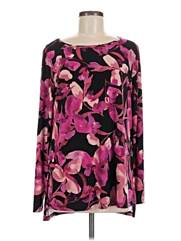 Dennis by Dennis Basso Long Sleeve Blouse (view 1)