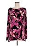 Dennis by Dennis Basso Pink Long Sleeve Blouse Size M - photo 1