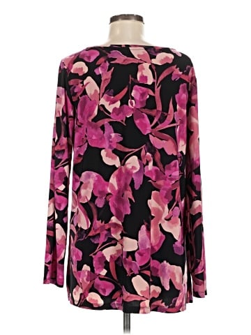 Dennis by Dennis Basso Long Sleeve Blouse (view 2)