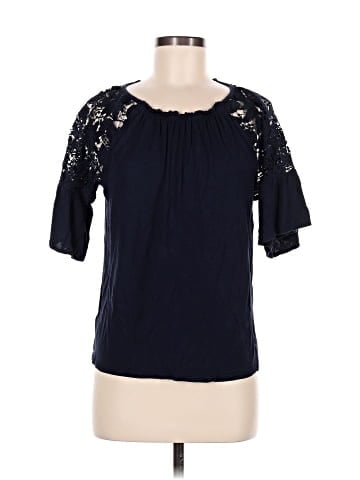 Ann Taylor LOFT Short Sleeve Blouse (view 1)