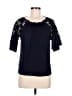Ann Taylor LOFT 100% Rayon Blue Short Sleeve Blouse Size M - photo 1