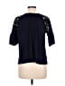 Ann Taylor LOFT 100% Rayon Blue Short Sleeve Blouse Size M - photo 2