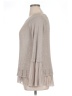 Sioni Metallic Silver Tan Pullover Sweater Size XL - photo 5