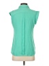The Limited 100% Polyester Teal Sleeveless Blouse Size XS - photo 2