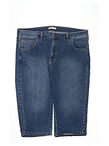 Woman Within Denim Shorts (view 1)