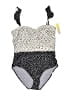 Summersalt Polka Dots Ivory One Piece Swimsuit Size 12 - photo 1