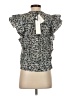 Veronica Beard Blue Short Sleeve Blouse Size 2 - photo 2