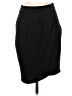 The Limited 100% Polyester Solid Black Formal Skirt Size 0 - photo 1