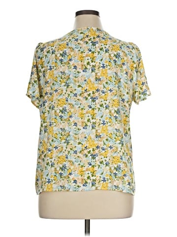 LC Lauren Conrad Short Sleeve Blouse (view 2)