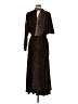 H&M Animal Print Brown Casual Dress Size M - photo 2