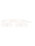 Old Navy White Flip Flops Size 8 - photo 2