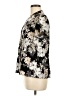 212 Collection Floral Black Short Sleeve Blouse Size M - photo 5