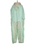 Pol 100% Polyester Print Green Casual Pants Size S - photo 1