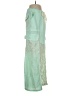 Pol 100% Polyester Print Green Casual Pants Size S - photo 4