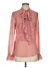 Yoana Baraschi 100% Polyester Pink Long Sleeve Blouse Size S - photo 1