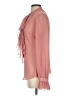 Yoana Baraschi 100% Polyester Pink Long Sleeve Blouse Size S - photo 5