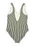 Athleta Chevron-herringbone Ivory One Piece Swimsuit Size XS - photo 2