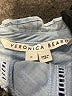 Veronica Beard Blue Short Sleeve Blouse Size 0 - photo 7