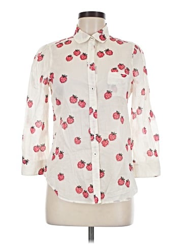 HD in Paris 3/4 Sleeve Button-Down Shirt (view 1)