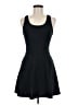 Decree Solid Black Cocktail Dress Size M - photo 1