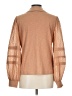 Design History 100% Cotton Tan Long Sleeve Blouse Size L - photo 2