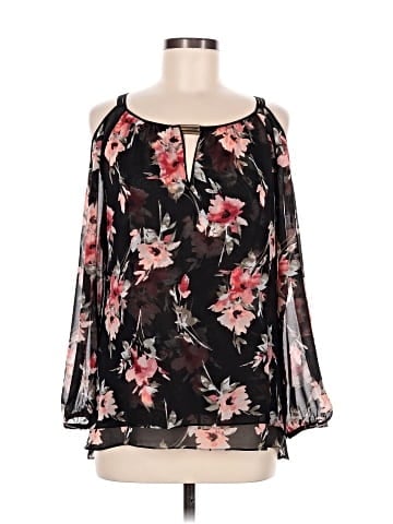 White House Black Market 3/4 Sleeve Blouse (view 1)