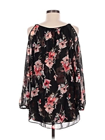 White House Black Market 3/4 Sleeve Blouse (view 2)