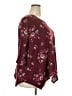 Green Envelope Burgundy Short Sleeve Top Size 2X - photo 4