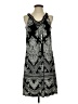 Apt. 9 Paisley Black Casual Dress Size S - photo 1