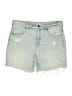 Forever 21 Blue Denim Shorts Size 28 waist - photo 1