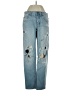 Madewell 100% Cotton Stars Blue Jeans Size 24 waist - photo 1