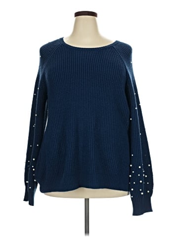 NY Collection Pullover Sweater (view 1)