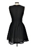 H&M Chevron-herringbone Black Cocktail Dress Size 10 - photo 2
