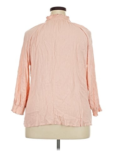 Cato 3/4 Sleeve Button-Down Shirt (view 2)