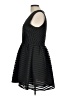 H&M Chevron-herringbone Black Cocktail Dress Size 10 - photo 5