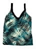 Coco Reef Print Teal Swimsuit Top Size XL - photo 1