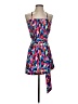 Rubber Duck 100% Polyester Print Blue Cocktail Dress Size S - photo 1
