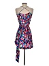 Rubber Duck 100% Polyester Print Blue Cocktail Dress Size S - photo 2