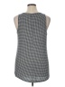 Apt. 9 Houndstooth Silver Sleeveless T-Shirt Size XL - photo 2